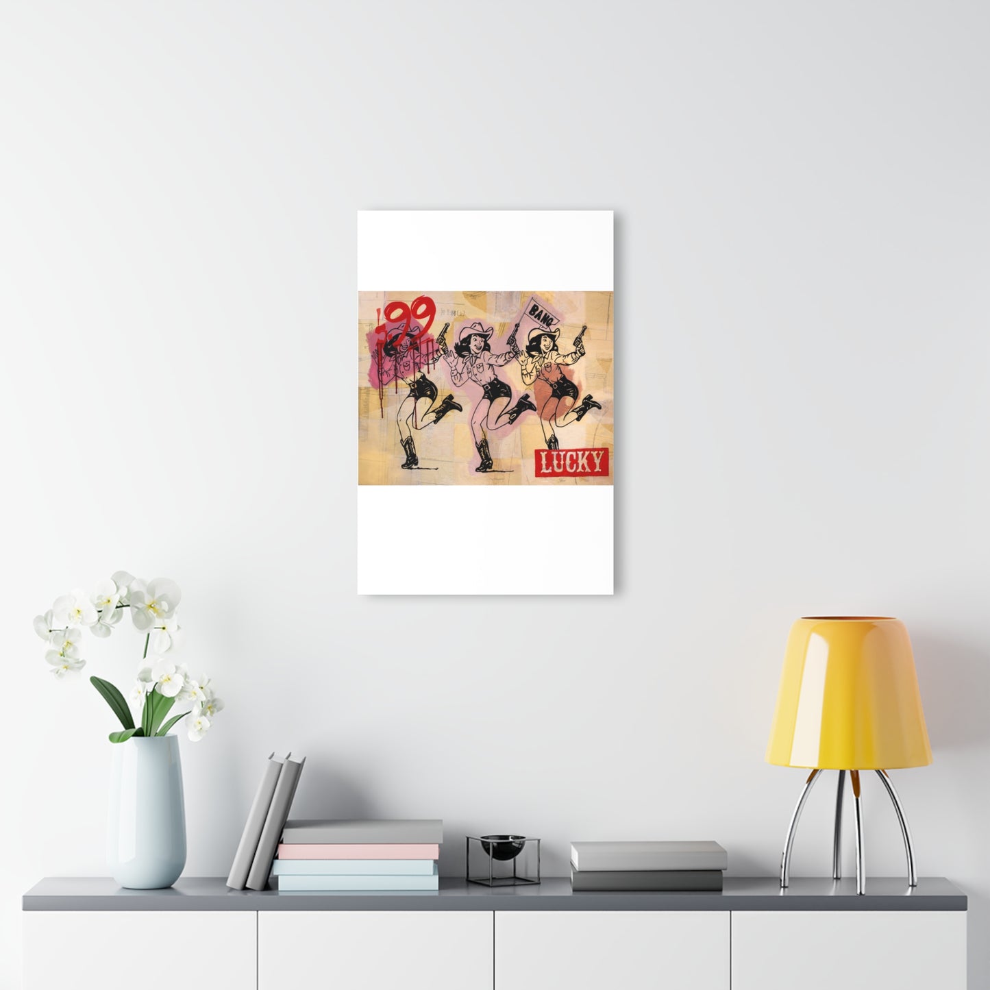 Cowgirl Roulette French Cleat Hanging Print Jess Sinclair-Sands art