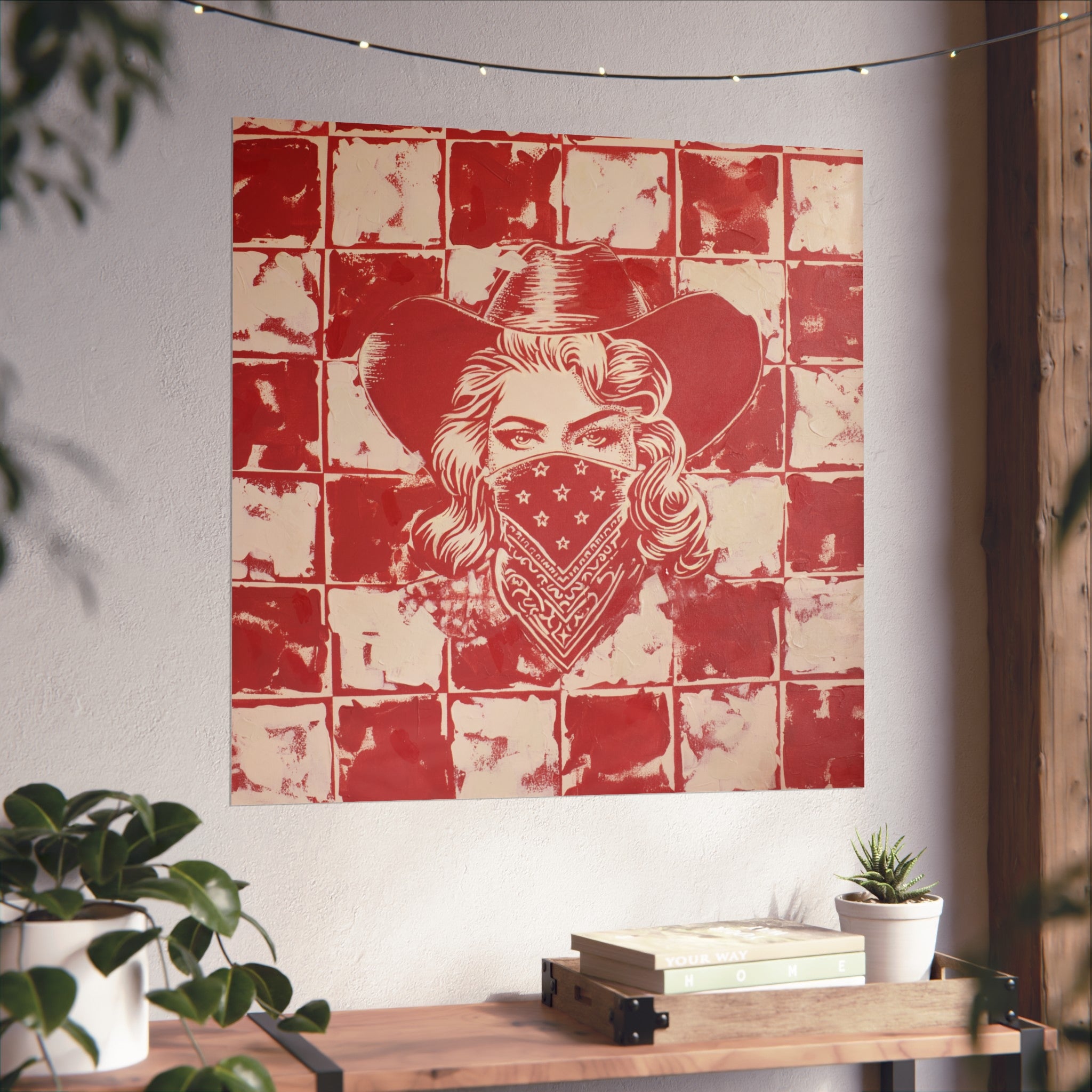 Lady In Red Print Jess Sinclair-Sands Art