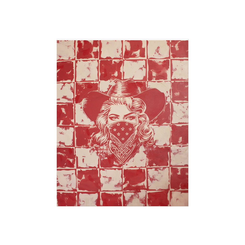 Lady In Red Print Jess Sinclair-Sands Art