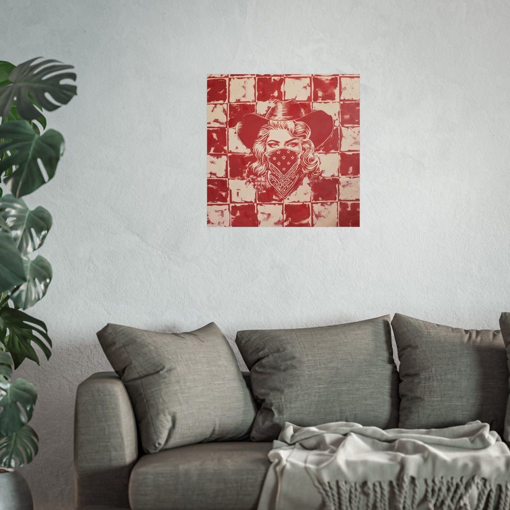 Lady In Red Print Jess Sinclair-Sands Art