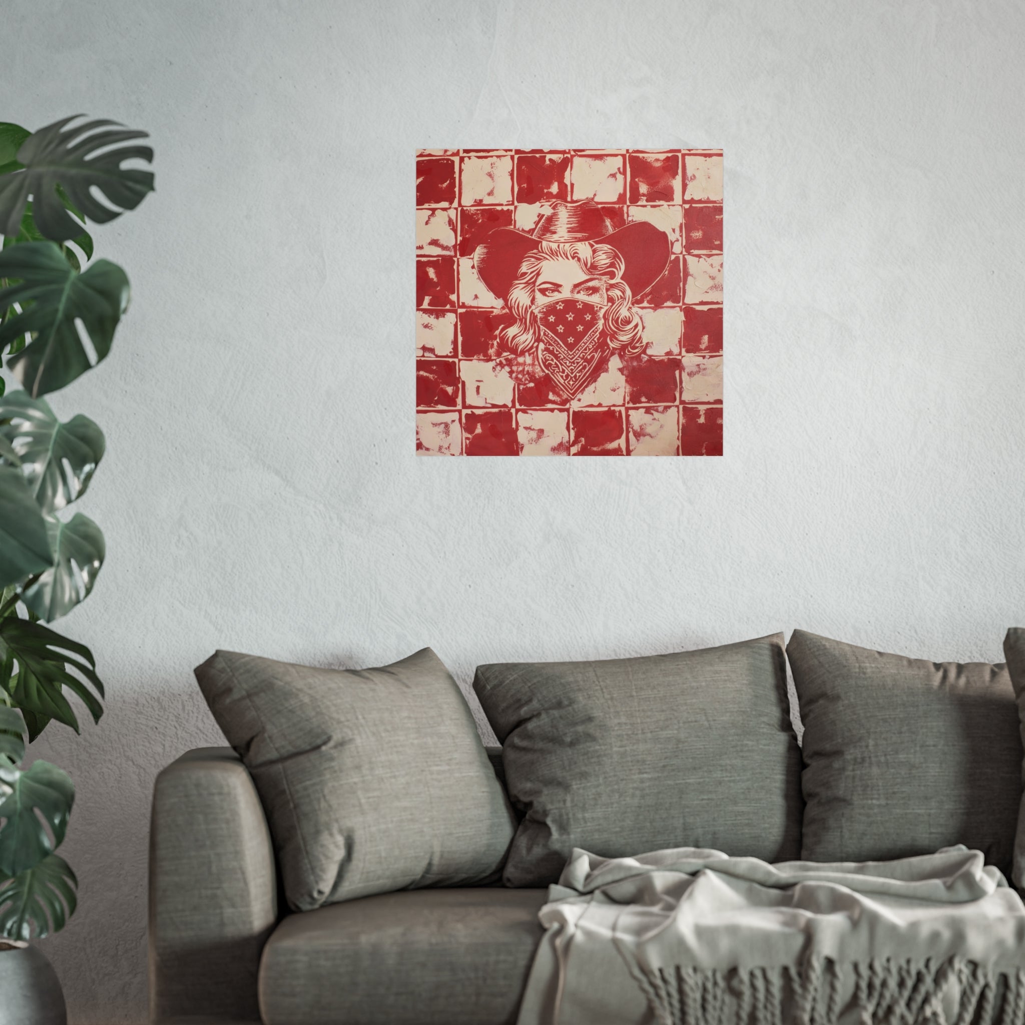 Lady In Red Print Jess Sinclair-Sands Art