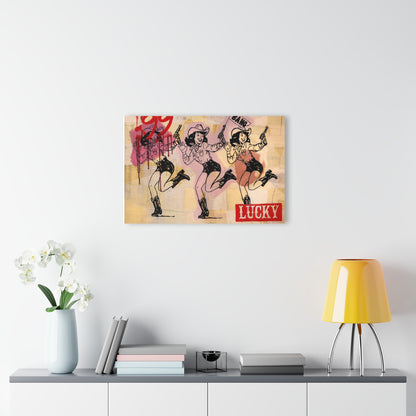 Cowgirl Roulette French Cleat Hanging Print Jess Sinclair-Sands art