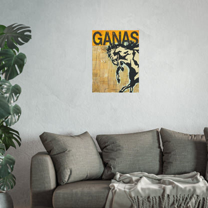 Ganas Western Print