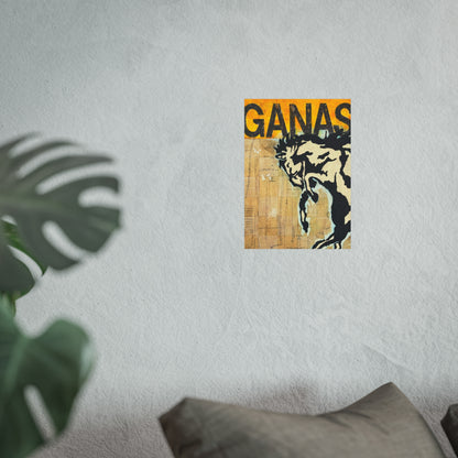 Ganas Western Print