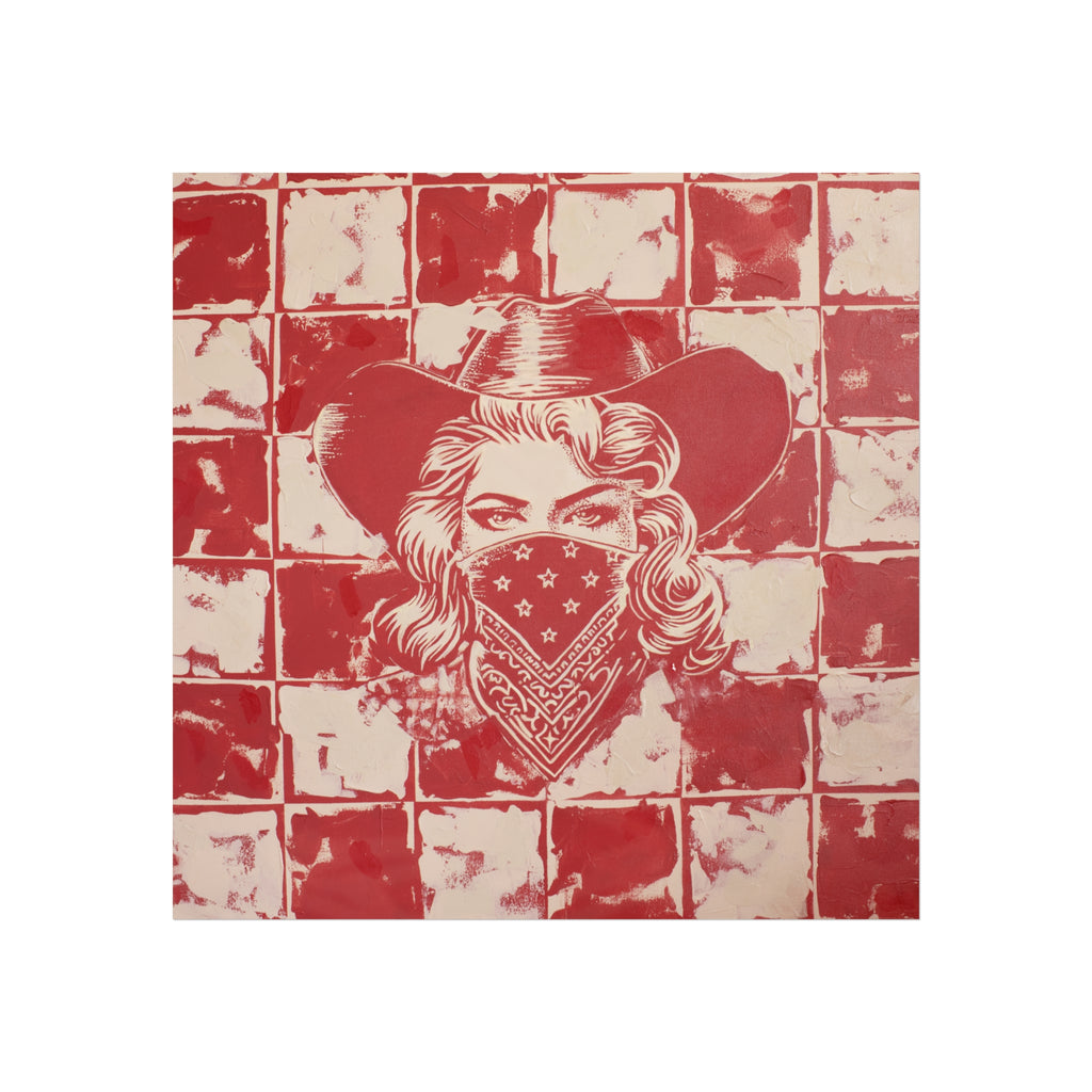 Lady In Red Print Jess Sinclair-Sands Art