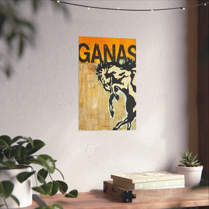 Ganas Western Print