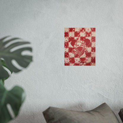 Lady In Red Print Jess Sinclair-Sands Art