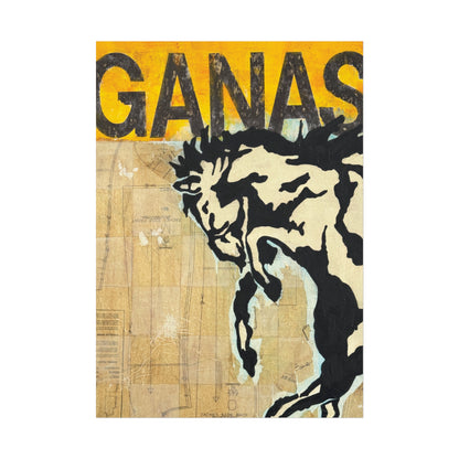 Ganas Western Print