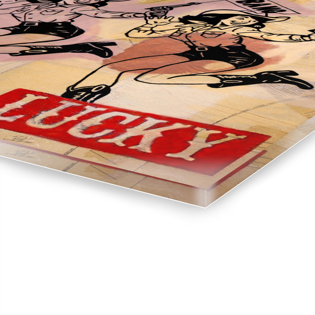 Cowgirl Roulette French Cleat Hanging Print Jess Sinclair-Sands art