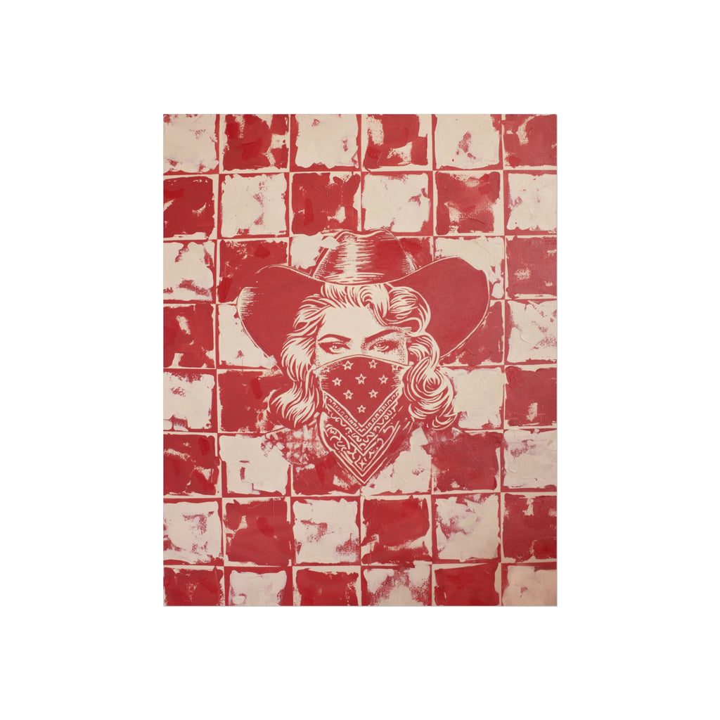 Lady In Red Print Jess Sinclair-Sands Art