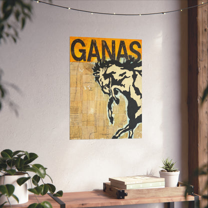 Ganas Western Print