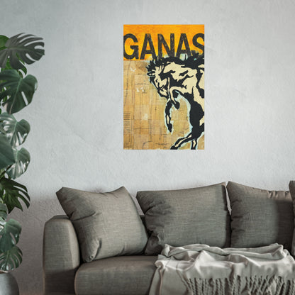Ganas Western Print