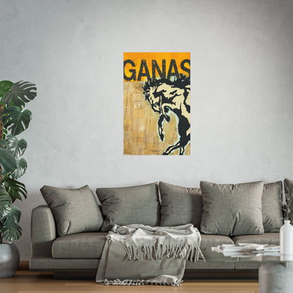 Ganas Western Print
