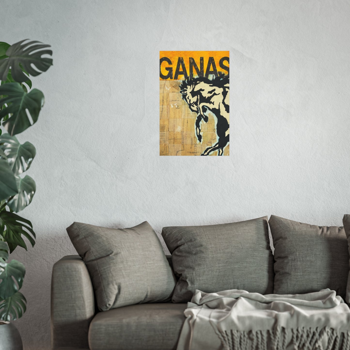 Ganas Western Print