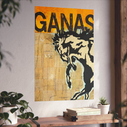Ganas Western Print