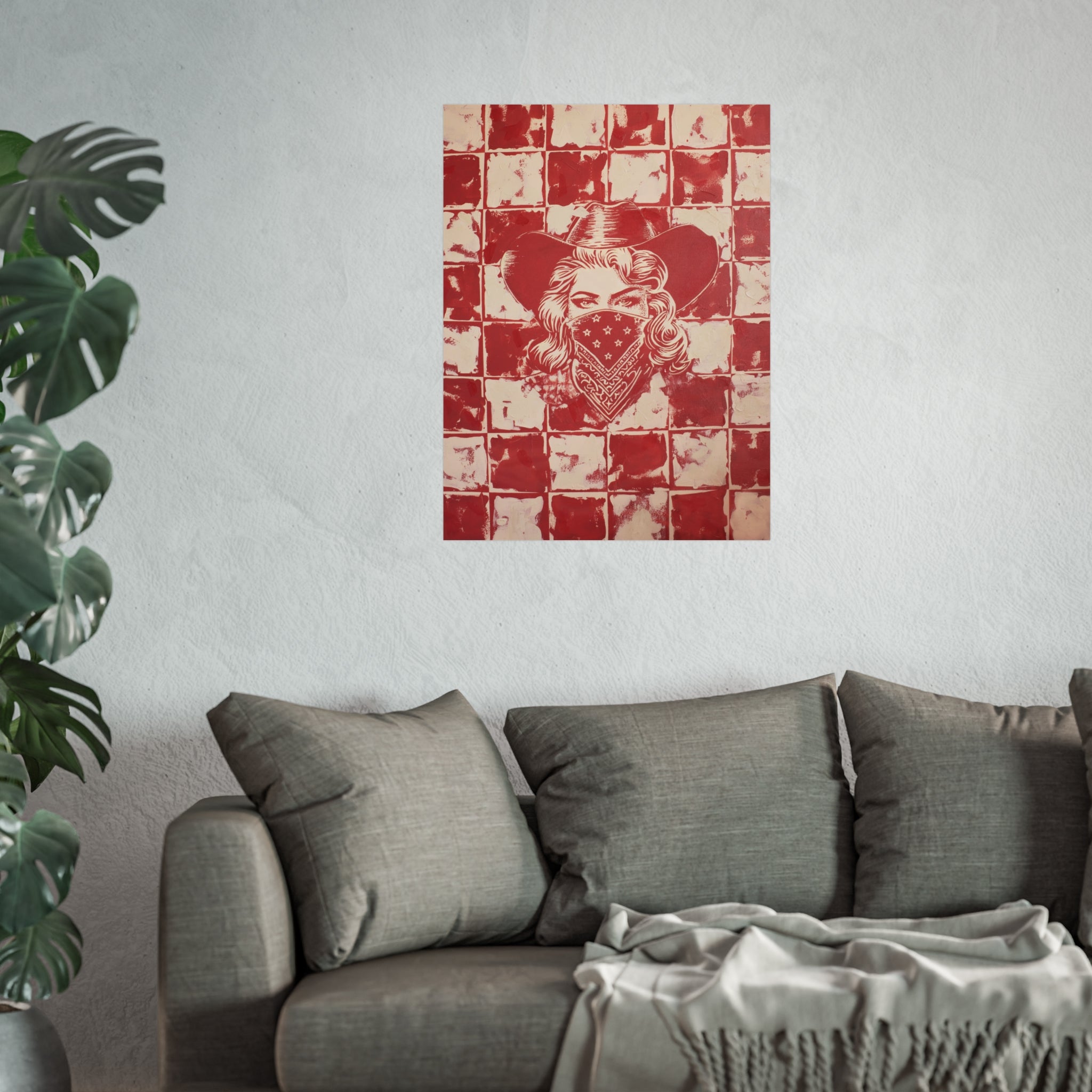 Lady In Red Print Jess Sinclair-Sands Art