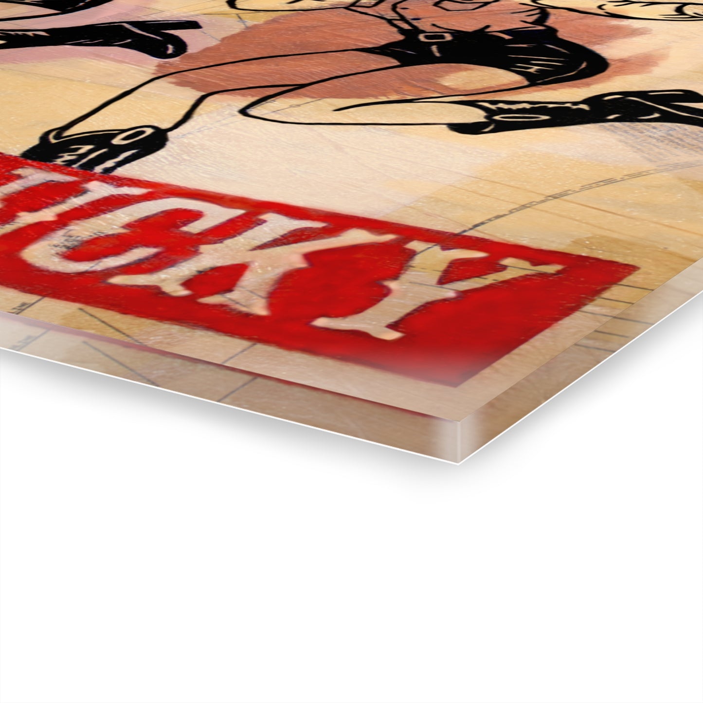 Cowgirl Roulette French Cleat Hanging Print Jess Sinclair-Sands art