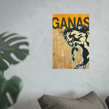 Ganas Western Print