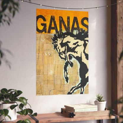 Ganas Western Print