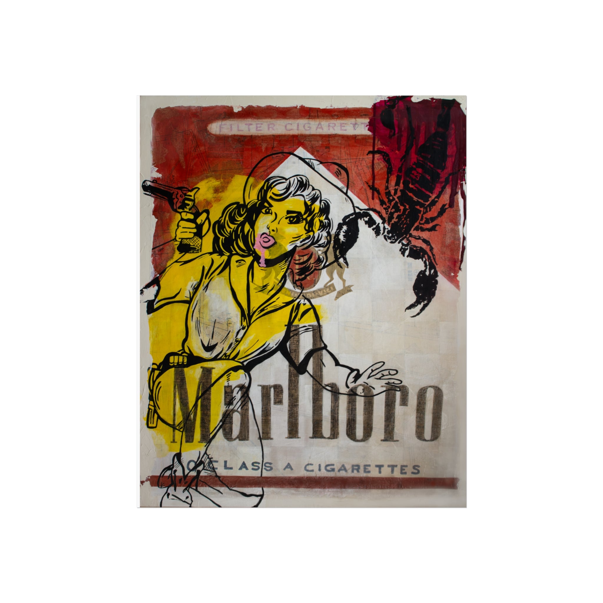 Crazy About You, Cowboy Limited Print Jess Sinclair-Sands Art