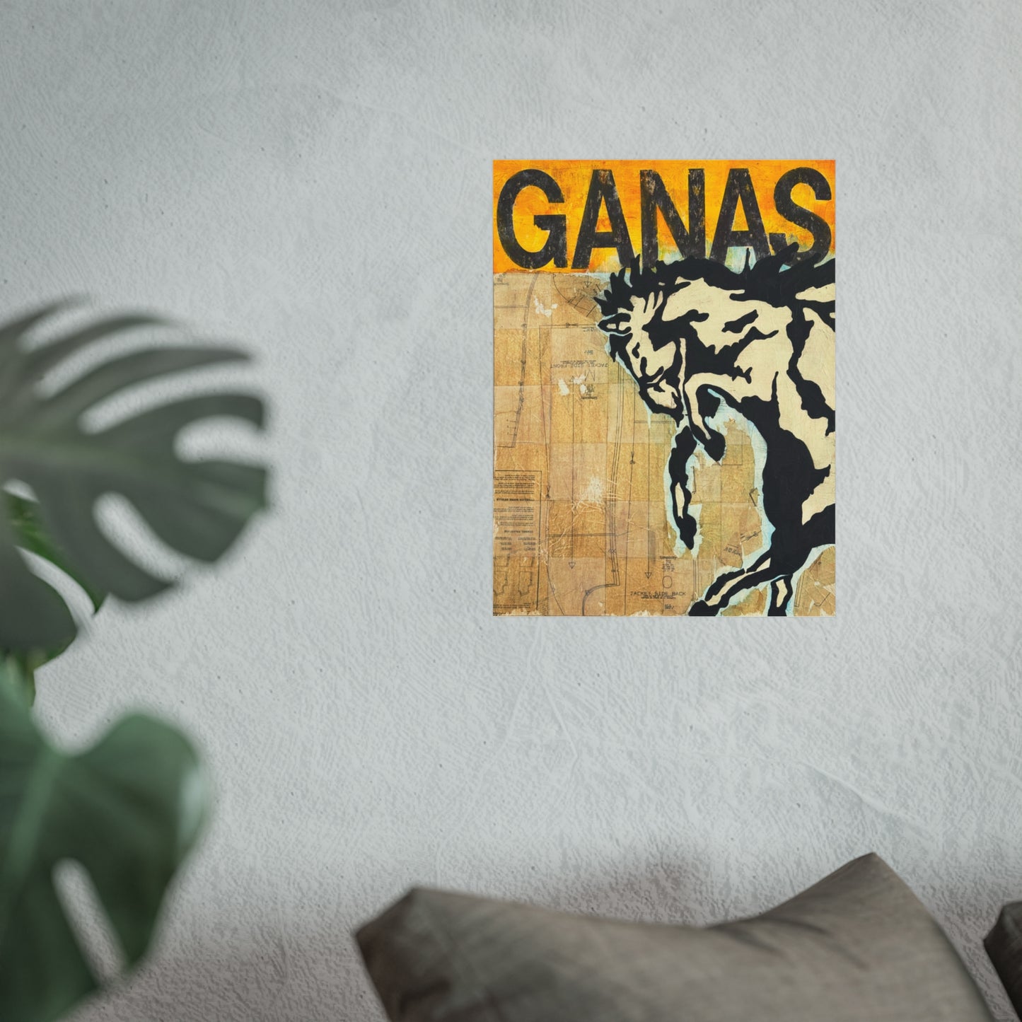 Ganas Western Print