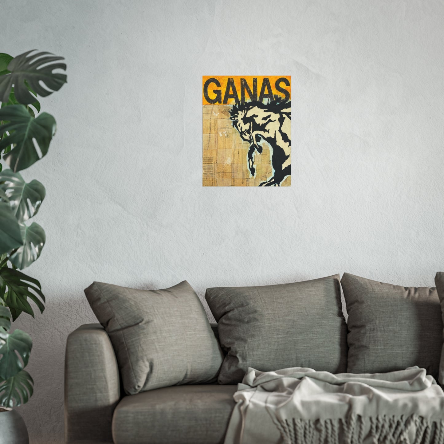 Ganas Western Print