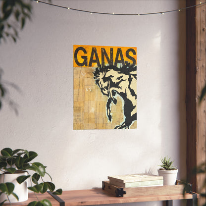 Ganas Western Print
