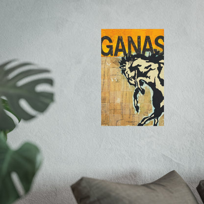 Ganas Western Print