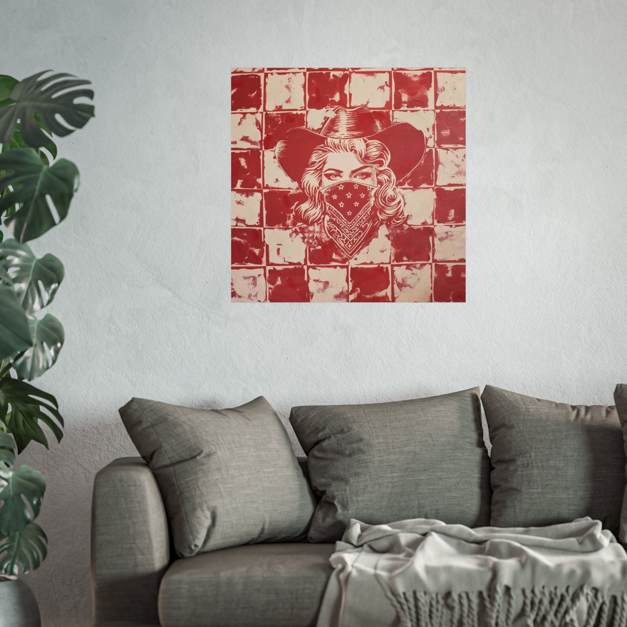 Lady In Red Print Jess Sinclair-Sands Art