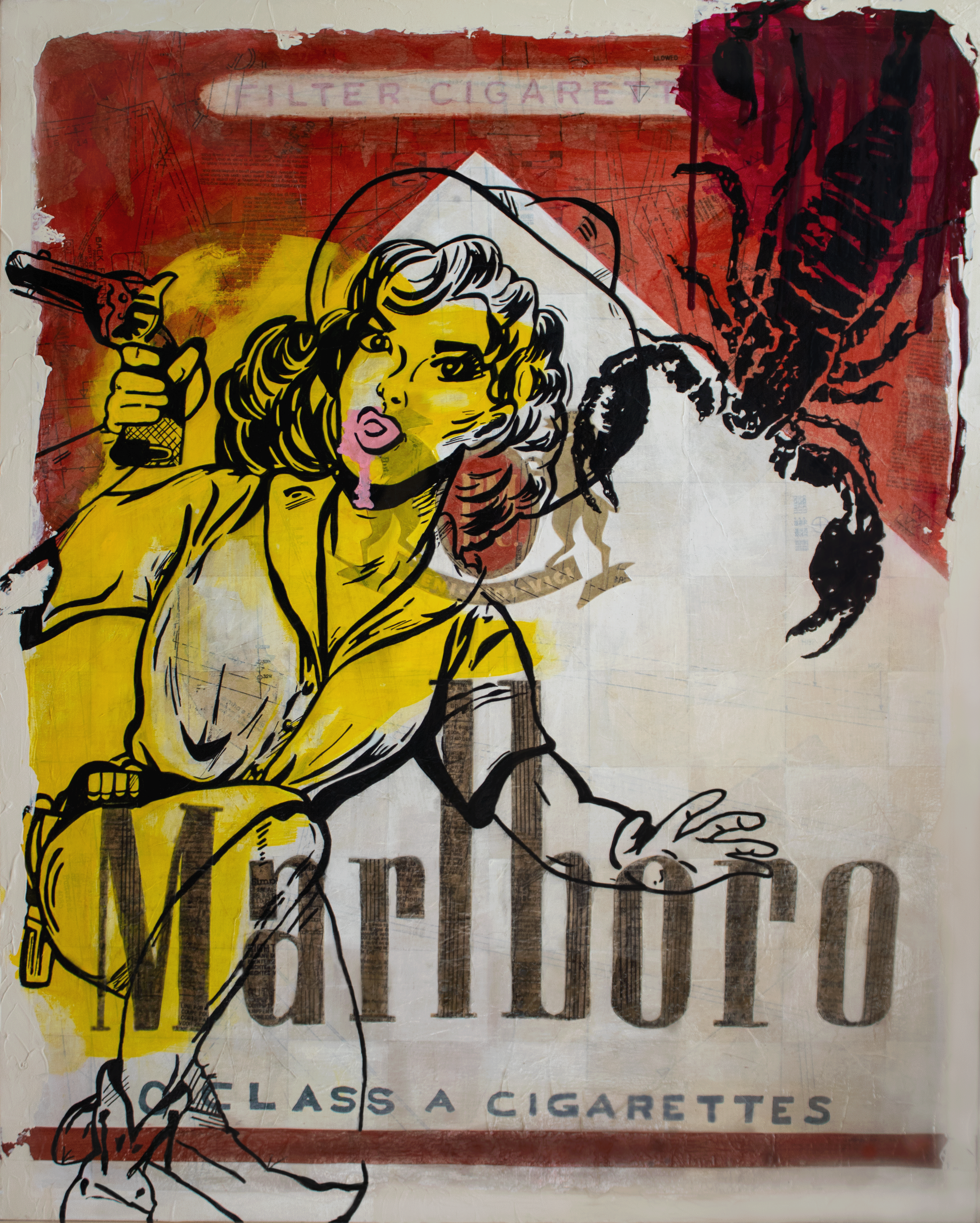 Crazy About You, Cowboy Original Art Jess Sinclair-Sands ART